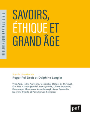 cover image of Savoirs, éthique et grand âge